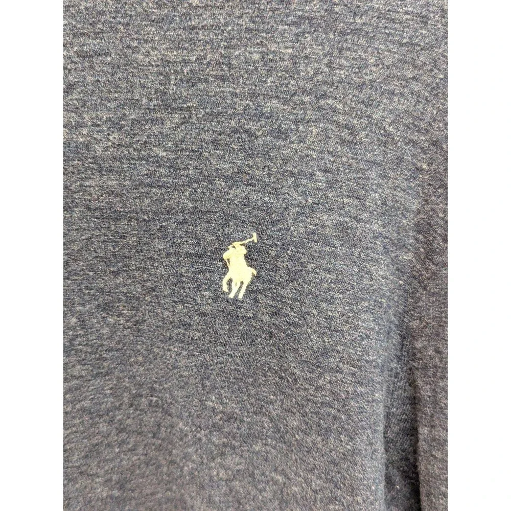 Polo Ralph Lauren‎ Size XL Custom Slim Fit Heathered Blue Long Sleeve Shirt